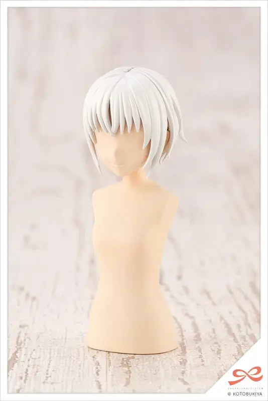 KOTOBUKIYA Sousai Shoujo Teien 1/10 After School Short Wig A White & Chocolate Brown Plastic Model