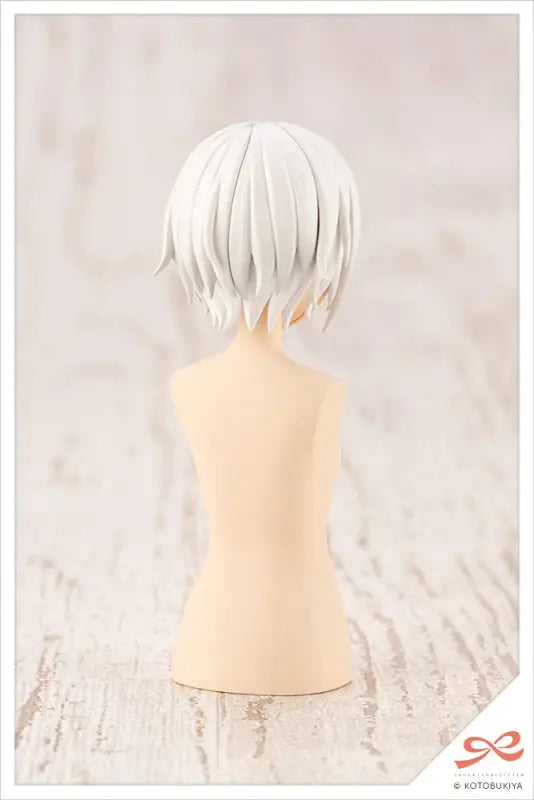 KOTOBUKIYA Sousai Shoujo Teien 1/10 After School Short Wig A White & Chocolate Brown Plastic Model