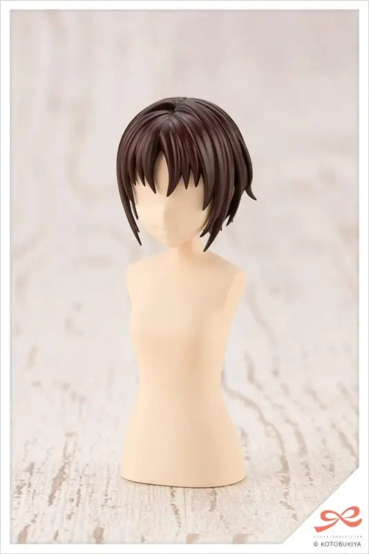 KOTOBUKIYA Sousai Shoujo Teien 1/10 After School Short Wig A White & Chocolate Brown Plastic Model