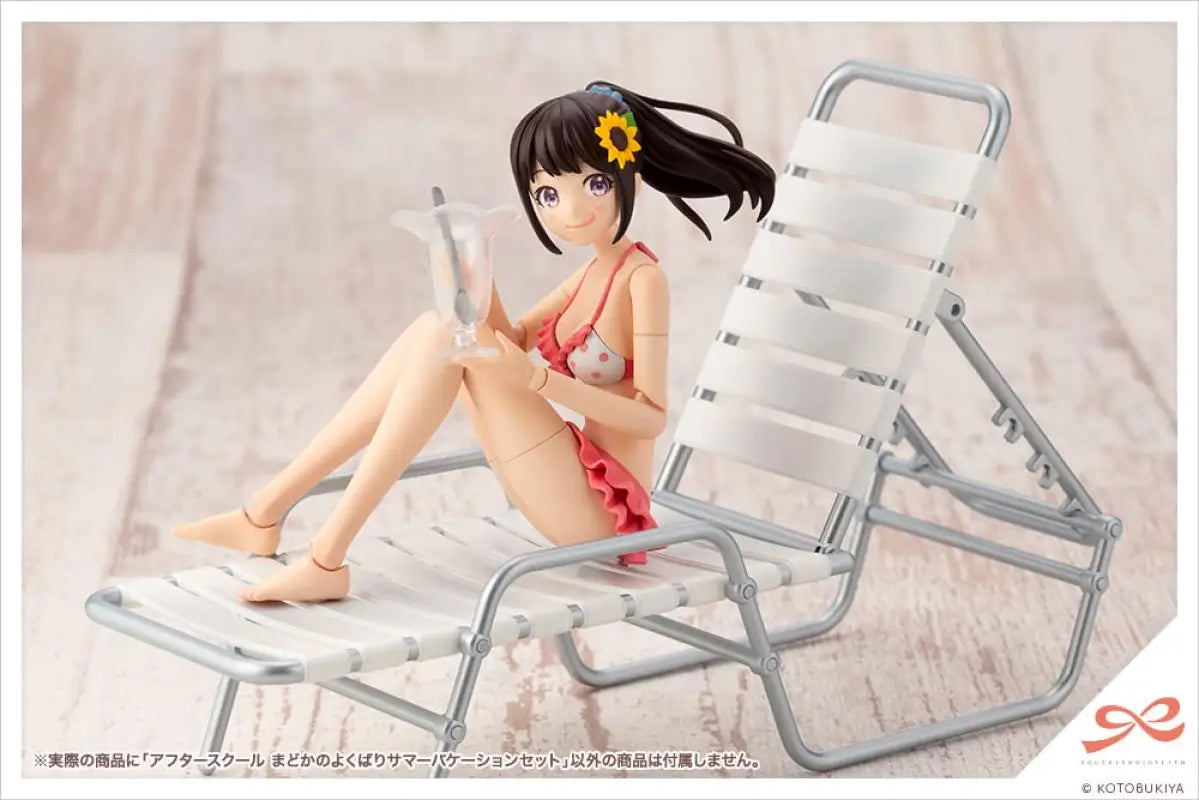KOTOBUKIYA Sousai Shoujou Teien 1/10 After School Madoka’S Well - Treated Summer Vacation Set Plastic Model