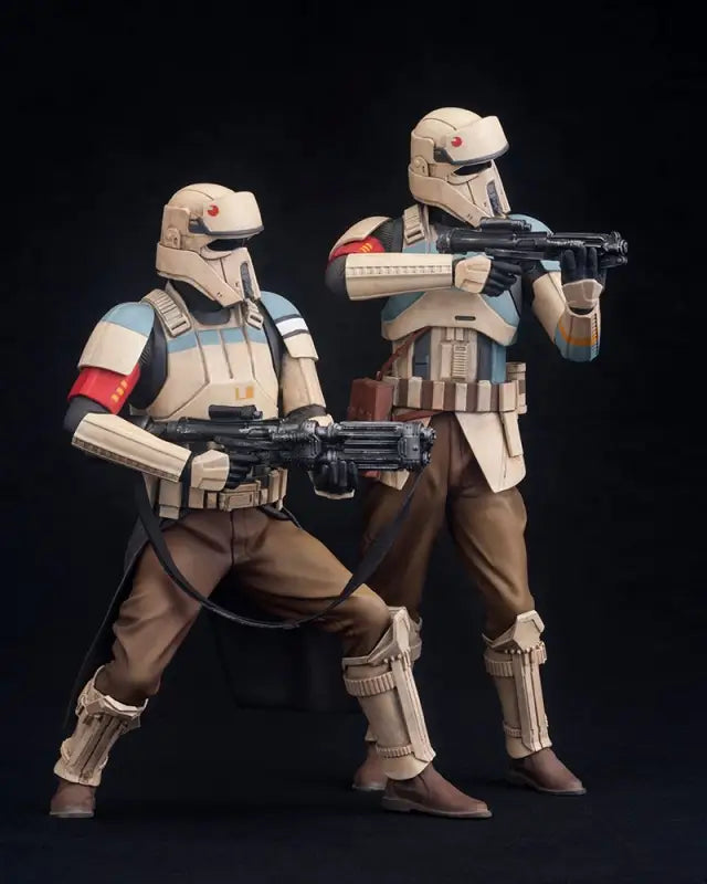 Kotobukiya Star Wars Shore Trooper 2 - Pack Pvc Figures (Squad Leader & Captain) Japan 1/10 Scale