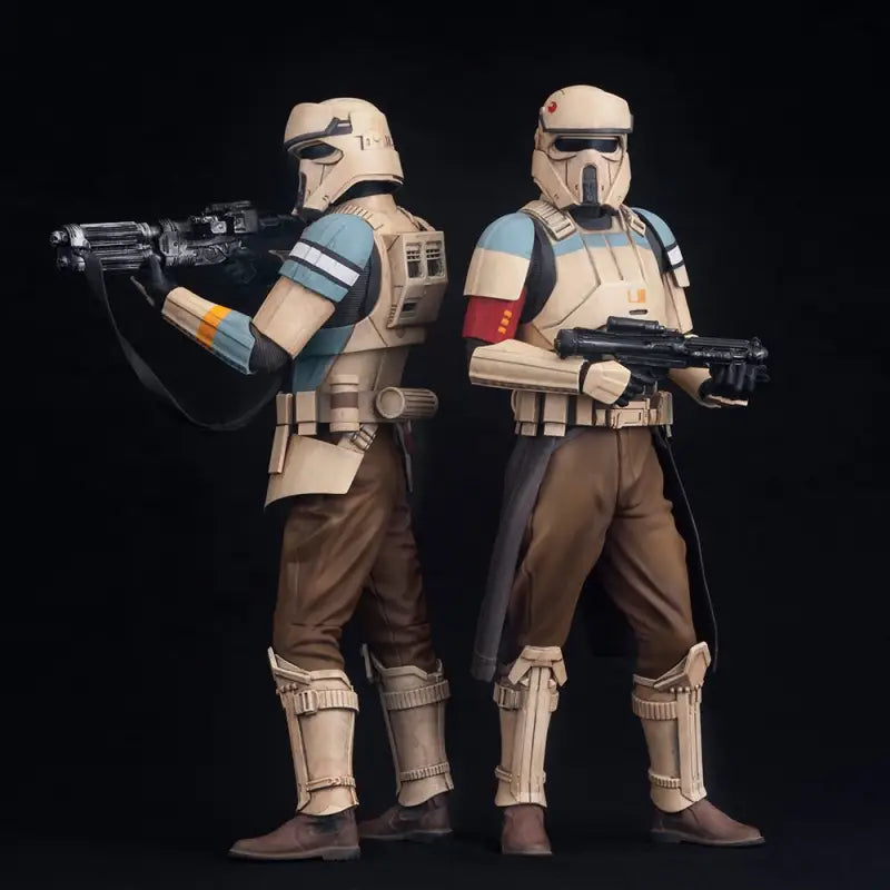 Kotobukiya Star Wars Shore Trooper 2 - Pack Pvc Figures (Squad Leader & Captain) Japan 1/10 Scale