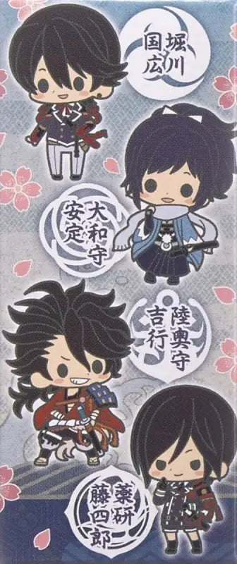 Kotobukiya Touken Ranbu 1st Squad Rubber Strap Collection 8 Pcs Box Set - Toy