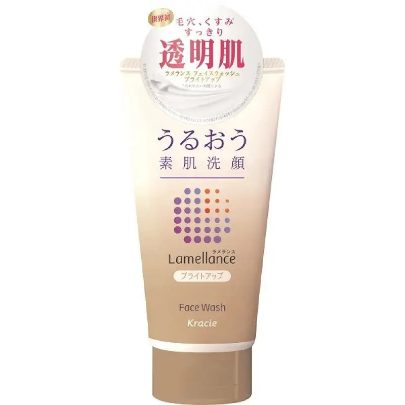 Kracie Lamellance Bright Up Face Wash 110g - Japanese Brightening Facial Cleanser Skincare