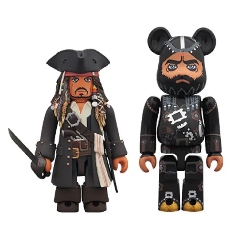 Kubrick Bearbrick Pirates Of The Caribbean / Fountain Life [Jack Sparrow Blackbeard]