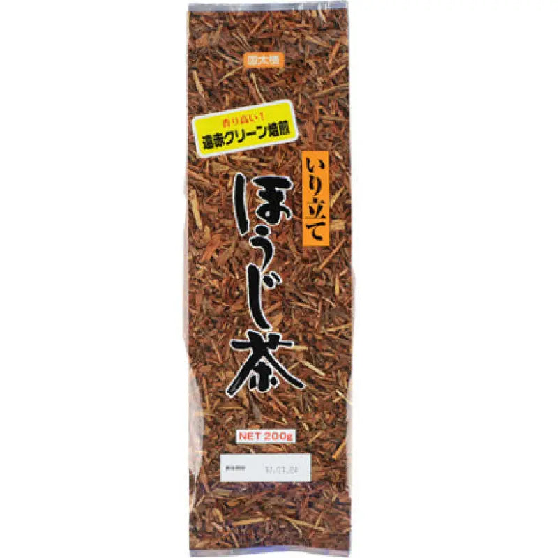 Kunitaro Iritate Houjicha Tea Family Size Bag 200g - Deep Taste Strong Flavor Food and Beverages
