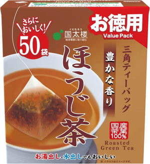 Kunitaro Yutakana Kaori Houjicha Tetra 50 Bags - Value Pack Carefully Roasted Tea Clear Taste Food and Beverages