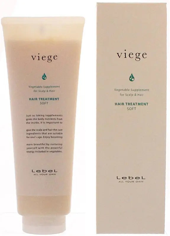 Lebel Viege Hair Treatment Soft 240ml - Japanese Moisturizing