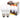 Iris Ohyama LDA7L-G-6T62P LED Bulb, Pack of 2, Warm Light Color, ideal for living room lamps.
