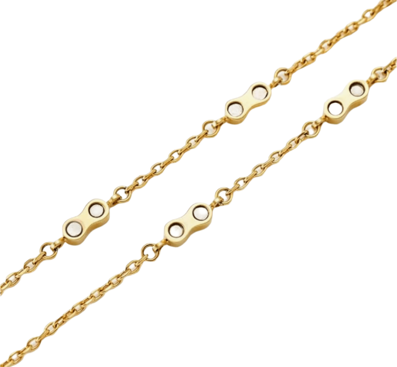 [Liery] Magnetic Necklace, Horseshoe Necklace, Gold, Free Size, Women's Stiff Necklace