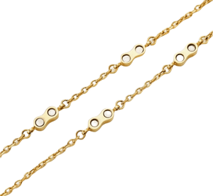 [Liery] Magnetic Necklace, Horseshoe Necklace, Gold, Free Size, Women's Stiff Necklace