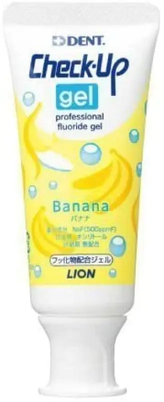Lion Check Up Gel Banana (60g) - Children Toothpaste