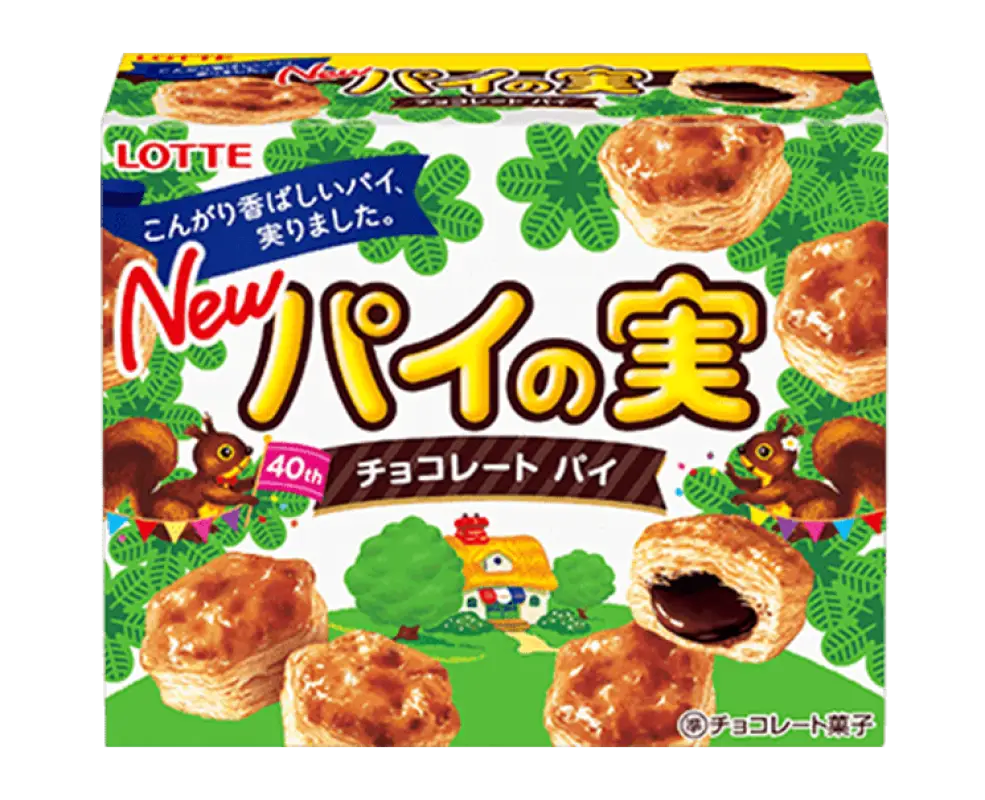 Lotte Pie No Mi Chocolate - CANDY & SNACKS
