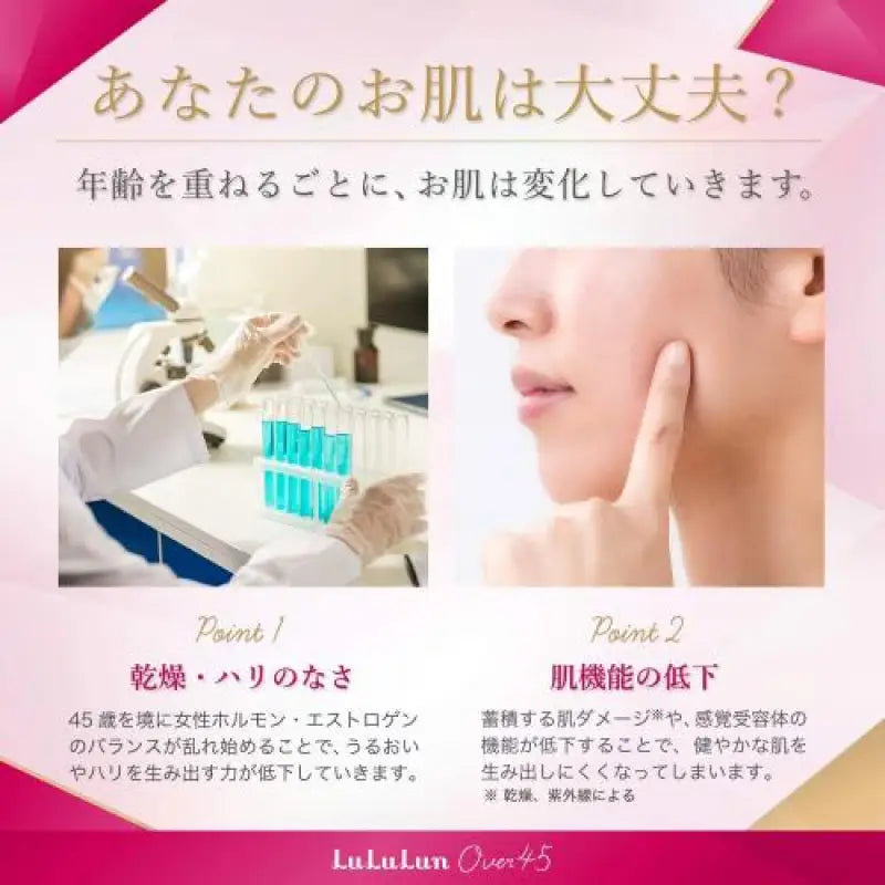 Lululun over45 Skin Elasticity And Hydration Face Mask Cs 32-sheet - Skincare