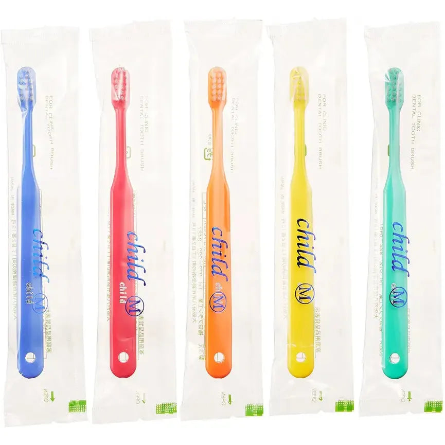 [Made in Japan] Pack of 20 Dentist Toothbrushes for Kids (Normal) - Toothbrush