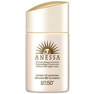 Shiseido Anessa Perfect UV Skin Care BB Foundation A #1 Japan, 25ml, SPF50+ PA++++, ideal for sun protection