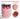 33-piece BS-MALL 18 Pieces Makeup Brushes with 5 sponge & Holder Sponge Case (Pink) designed for home beauty routines