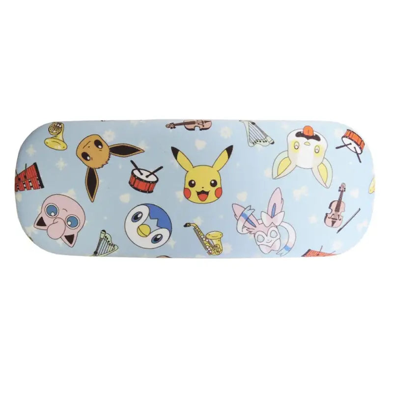 Marimo Craft Pokemon Glasses Case Blue Body/W16 X H6 D4Cm Cloth/W15 H18Cm Pkm-574