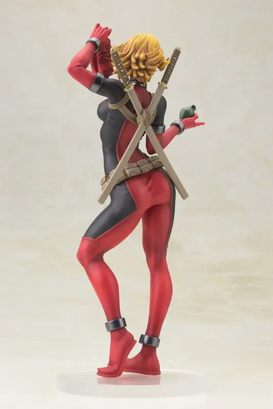 Marvel Bishoujo Lady Deadpool 1/7 Pvc Figure Kotobukiya Japan - Scale