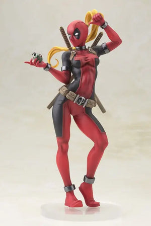 Marvel Bishoujo Lady Deadpool 1/7 Pvc Figure Kotobukiya Japan - Scale