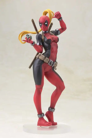 Marvel Bishoujo Lady Deadpool 1/7 Pvc Figure Kotobukiya Japan - Scale