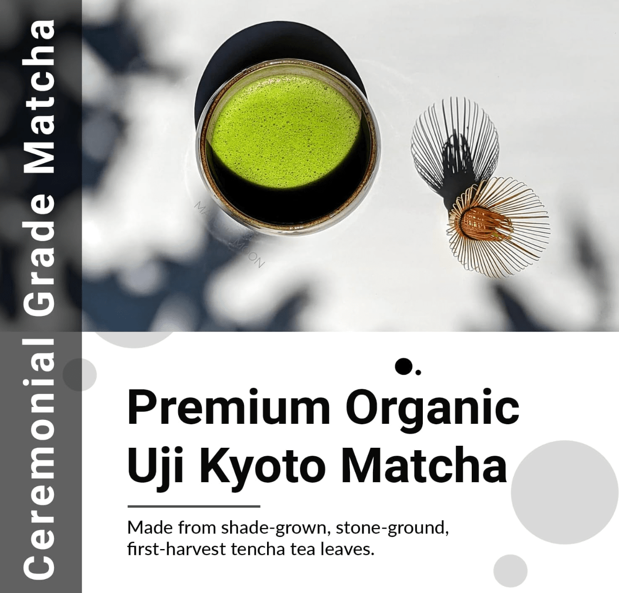 Matcha Moon Kyoto Uji Matcha Grown Organically, 30g