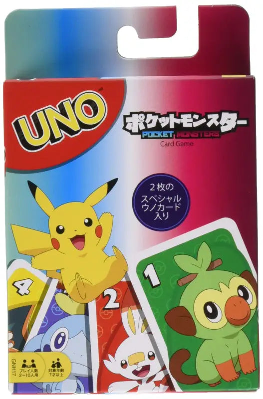 Mattel Uno Pokemon Special Rule Card Gnh17 Japanese Games