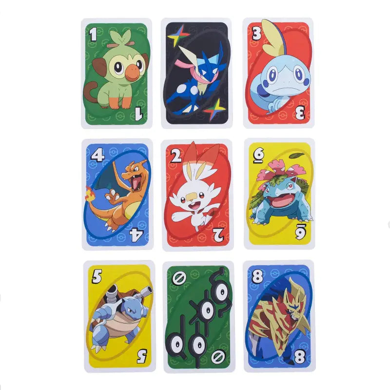 Mattel Uno Pokemon Special Rule Card Gnh17 Japanese Games