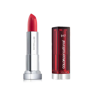 Maybelline Newyork Color Sensational Lipstick A 917 Bright Red 3.9g - Moisturizing Creamy Makeup