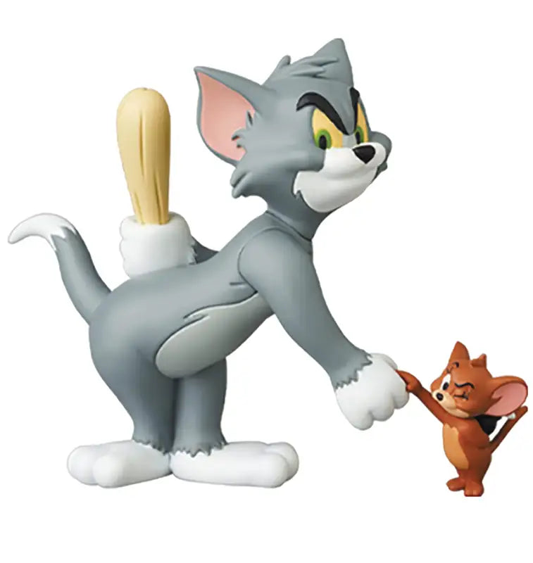 MEDICOM Udf Tom W/ Club And Jerry Bomb Figure