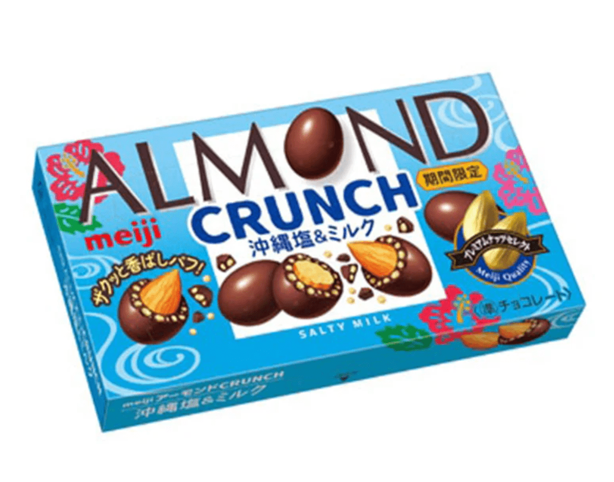 Meiji Almond Chocolate Crunch Okinawa Salty Milk (3pcs)