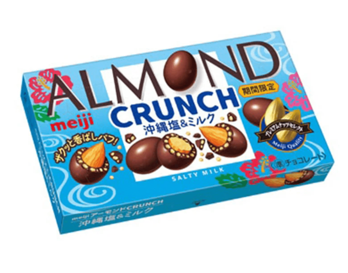 Meiji Almond Chocolate Crunch Okinawa Salty Milk (3pcs)