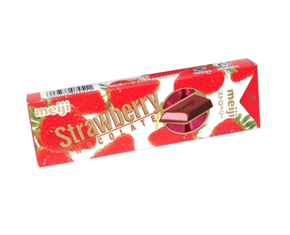 Meiji Strawberry Chocolate Mini - CANDY & SNACKS