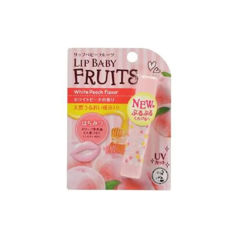 Mentholatum Lip Baby Fruits 4.5g White Peach - Skincare