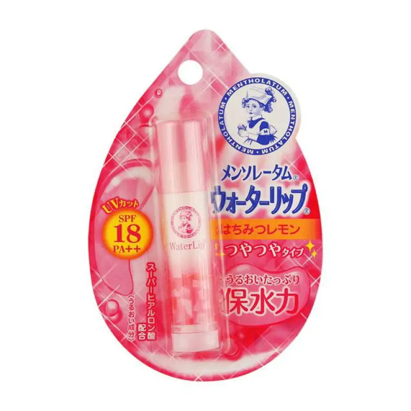 Mentholatum Water Lip 4.5g Honey Lemon Glossy Type - Skincare