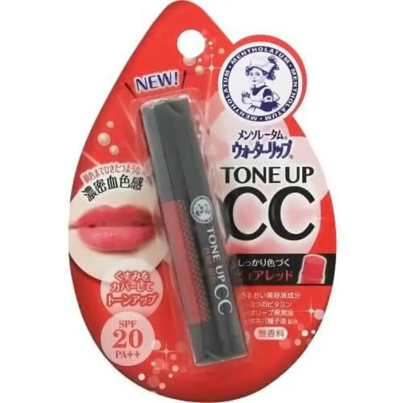 Mentholatum Water Lip Tone Up CC - Pure Red 4.5g Skincare