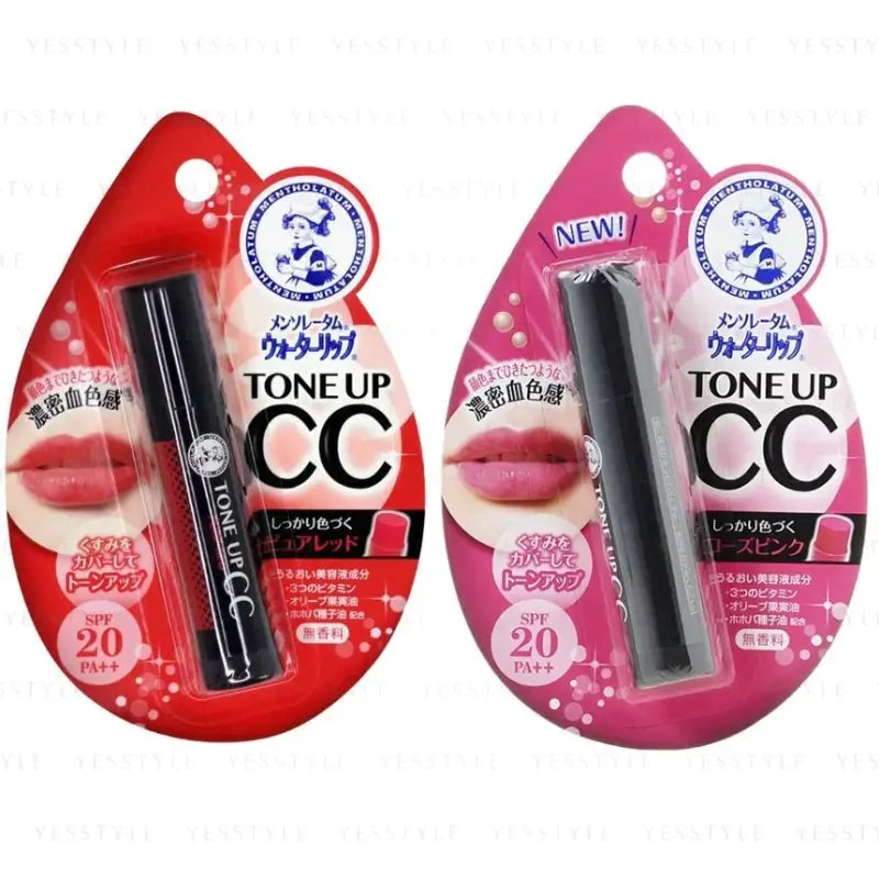 Mentholatum Water Lip Tone Up CC - Pure Red 4.5g Skincare