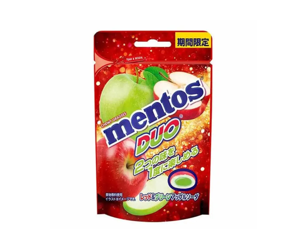 Mentos Duo: Red & Green Apple - CANDY SNACKS