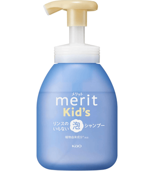 Merit Kids No Rinse Foam Shampoo Pump 330ml