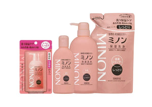 Minon Whole Body Shampoo Moist Type Refill 380Ml Japan Quasi - Drug