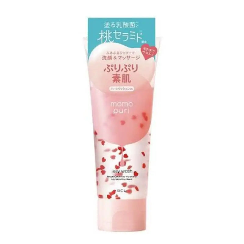 Momopuri Moisturizing Jelly Face Wash 100g - Japanese Facial Cleanser Skincare