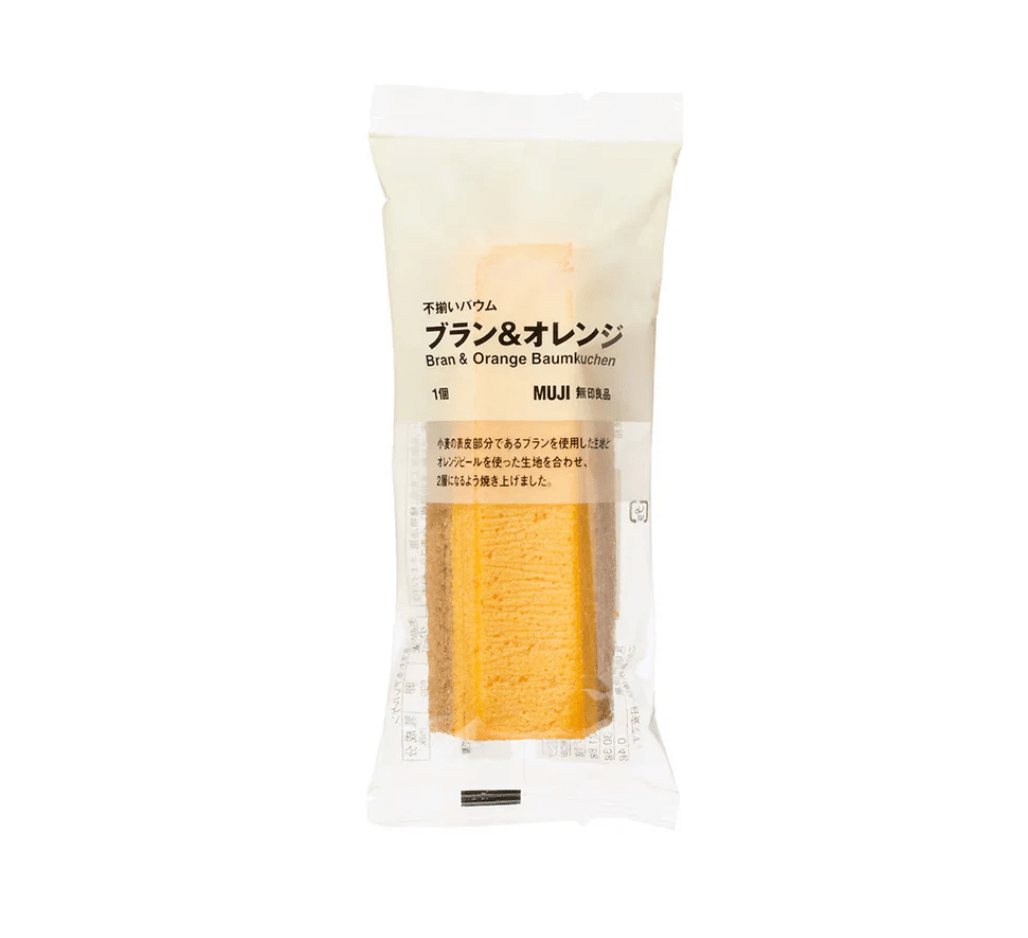 Muji Baumkuchen Blanc & Orange (5 pcs)