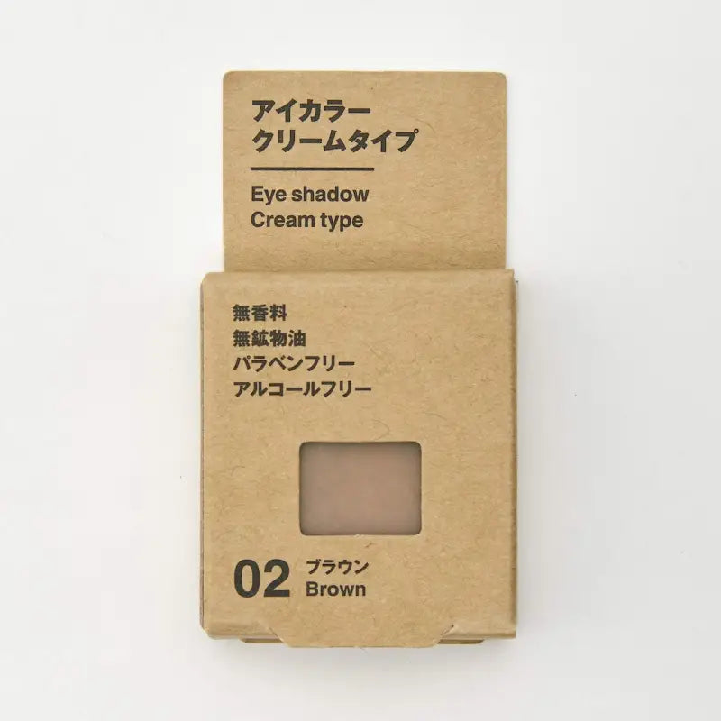 Muji Eye Color Cream Type Brown 1.8G 82926491 Shadow Glam (X 1)