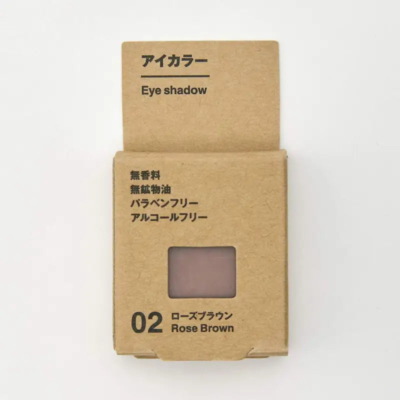 Muji Eye Color Rose Brown 2.3G 82926453 Shadow Glam (X 1)