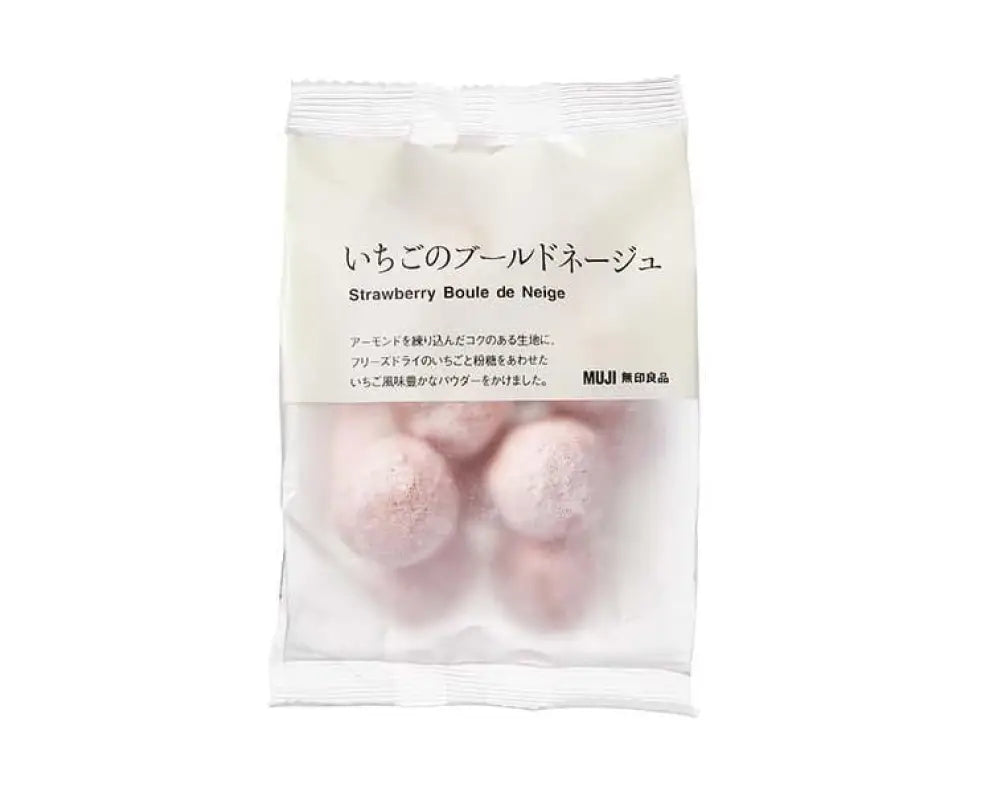 Muji Strawberry Boule De Neige - CANDY & SNACKS