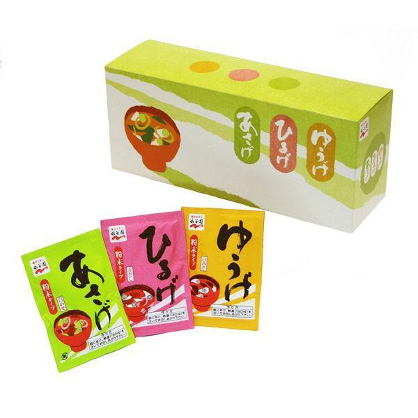 Nagatanien Instant Miso Soup 3 Types Assortment Box 30P
