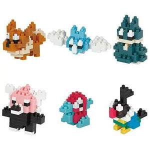 Nanoblock Nbmc_14s Mini Nano Pokemon Type: Normal 6pcs Complete Box - Block