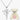 Sears Cross Heart Diamond Birthstone Necklace Sterling Silver gift set with teddy bear ideal for special occasions