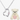 Sears 1491-tdt-01 Natural Diamond Heart Necklace, sterling silver birthstone pendant, ideal for thoughtful gifts