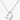 Sterling silver Sears 1491-tdt-01 Natural Diamond Heart Necklace designed for elegant daily style